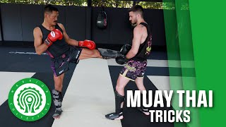 Muay Thai Tricks - Teeps, Sweeps and Knees with Savvas Michael and Ajarn Wat