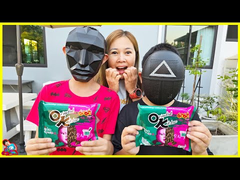 ผู้คุม VS มาม่า Squid Game