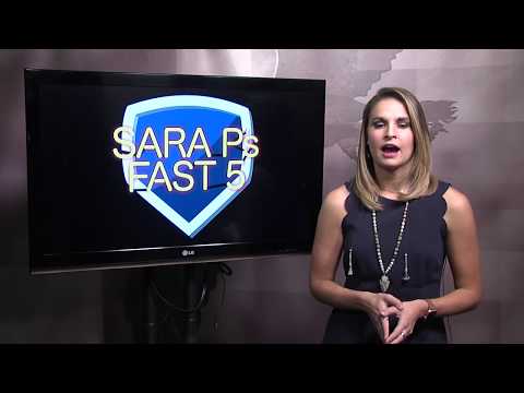 Sara P's Fast 5 | Week 11