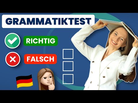 Diesen Test bestehen sehr wenige I Deutsche Grammatik I Deutsch lernen b1, b2, c1