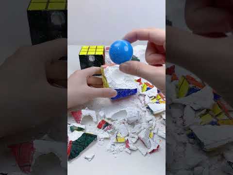 ASMR DIG A MYSTERY FUFUSQUISHY Rubik's cube KIT!!