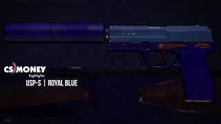 USP-S Royal Blue Gameplay