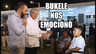 TV de Honduras está impresionada con este gesto de Bukele a un chico en silla de ruedas