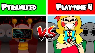 Incredibox Sprunki But Pyramixed VS Playtime 4