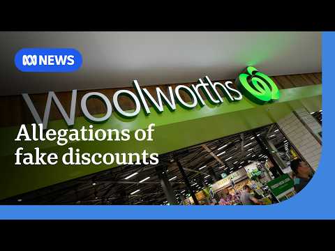 YouTube video thumbnail: Woolworths Faces Court Over Alleged Fake Discounts Ahead of Decision in Coles Case