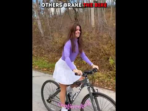 Others brake the bike VS Him