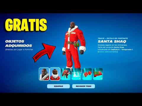 ✅COMO CONSEGUIR *LOTE DE SANTA SHAQ* GRATIS EN FORTNITE / CAPITULO 6 TEMPORADA 1