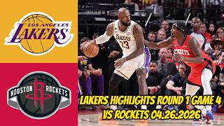 R1G4 Lakers vs Rockets | Lakeshow Highlights | April 26, 2026