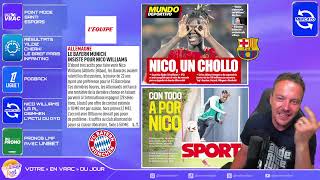 🔥 MERCATO : Nico WILLIAMS au BAYERN ? 160 Millions pour OSIMHEN ! Gros ménage à Manchester United !