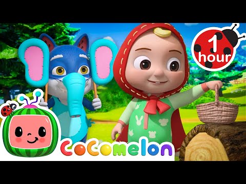 Little Red Riding JJ & the Sneaky Wolf! 🐺🍎 | Cocomelon Animal Time - Nursery Rhymes
