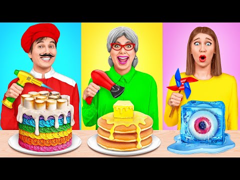 Défi De Cuisine Moi vs Grand-Mère | Bataille De Cuisine Avec Des Gadgets Secrets TeenDO Challenge