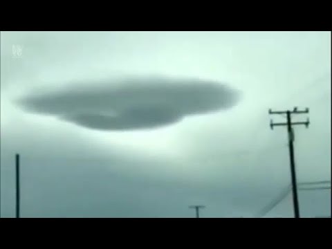 This Is Huge : A giant spaceship In Colombia  hidden in clouds