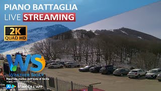 🔴 Piano Battaglia live webcam, Madonie  - Panoramica dal Rifugio Grifone