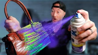 Painting My Wife's Expensive Handbags (without her knowing)...