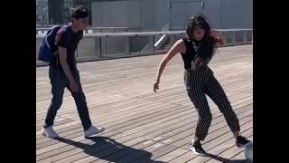 Football trick lisafreestyle Make me feel - on Street ✨⚽️ with strangers