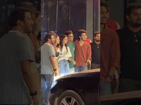 Court Movie Fame Roshan & Sridevi Snapped at Party in Hyderabad #ytshorts #youtubeshorts