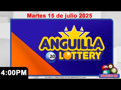 Anguilla Lottery en VIVO 📺 | Miércoles 16 de julio  2025 4:00 PM