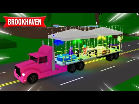 SUPER CAMION DE FIESTA en BROOKHAVEN 😎🚚