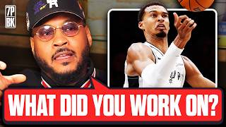 Melo QUESTIONS Wemby's Offseason Work After Slow Start