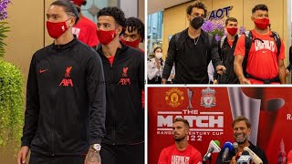 (Video) Liverpool touched down in Bangkok – including Nunez and Salah | Liverpool vs Man United