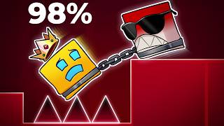 Geometry Dash, But CHAINED TOGETHER! (ft. KingSammelot)