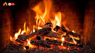 🔥 Fireplace Burning & Crackling Logs | Fire Sounds for Deep Relaxation