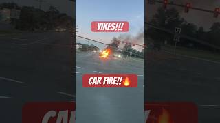 Be prepared for anything! #car #fire #extinguisher #beprepared #safety
