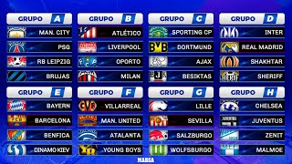 Hasil Drawing Liga Champions 2021/2022 ! Arsenal Di mana? #PSG #CR7 #CITY #Madrid #Juve #Messi #MU