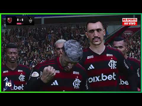 CONTRATAMOS UM NOVO ATACANTE PARA O TIME DO FLAMENGO E HOJE FAZ A ESTREIA - PES 2021 NOÇAO GAMEPLAY