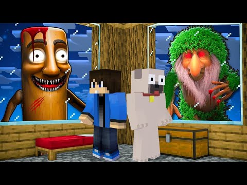 IJESZTŐ TUNG TUNG SAHUR MEGÁTMADTA A HÁZUNKAT A MINECRAFTBAN!
