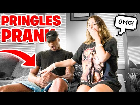 PRINGLE PRANK ON GIRLFRIEND (GETS FREAKY💦)