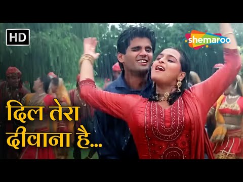 Full Video: Dil Tera Deewana Hai | Raghuveer (1995) | Sunil Shetty, Shilpa Shirodkar | Kumar Sanu