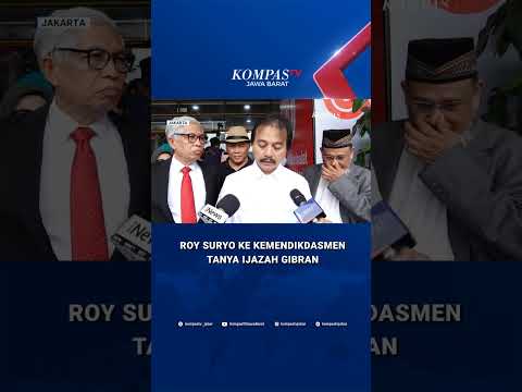Roy Suryo Pertanyakan Keabsahan Ijazah SMA Gibran ke Kemendikdasmen #shorts