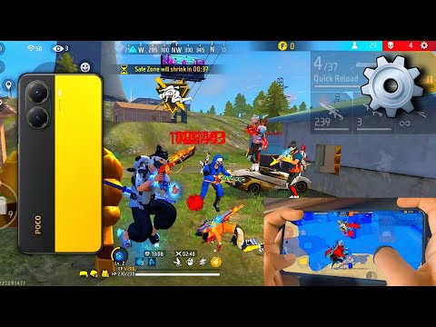 📲🦇 FreeFire Highlights Poco x7 Pro 5G ⚡ Settings ⚙️ 90% Headshot Rate ❤⚡ Default Dpi 392° 🥵 120Hz 🔥