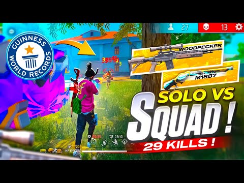 Munna Bhai Overpowered Solo Vs Squad Gameplay 🔥 - Free Fire Hindi - Munna bhai Hindi