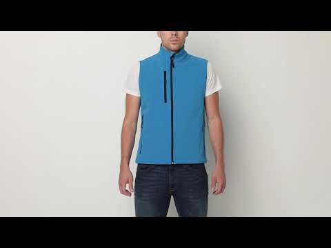 YouTube Russell Men Softshell Gilet Russell 9141M