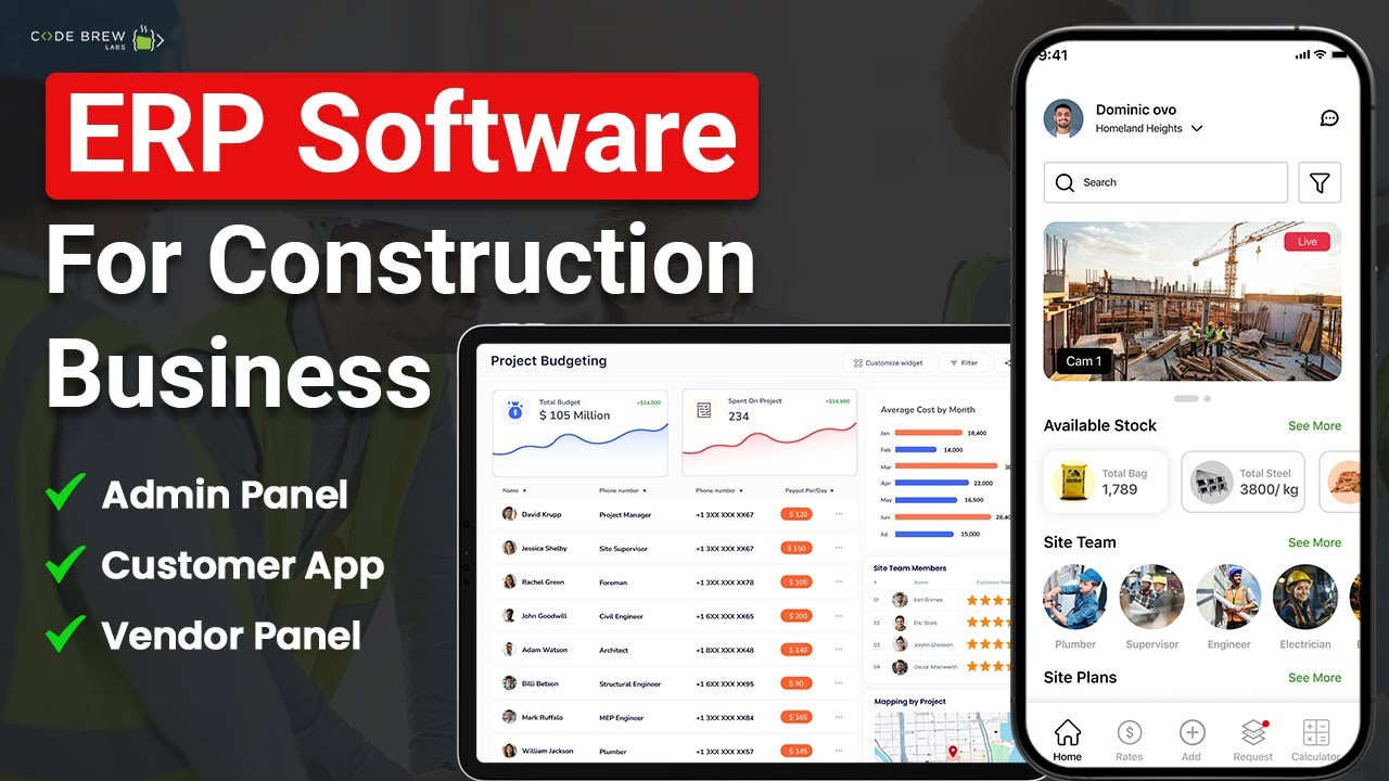 What's the BEST ERP Software for Construction Startups in 2026? | 12.12.2024

Want to Launch your own ERP software for your construction business? Book a FREE Consultation Call: https://bit.ly/4s5LTdX ...