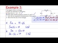 Algebraic Expressions and Equations