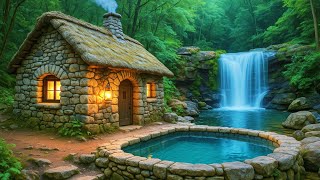 60 days to build a house of wood and stone in the forest