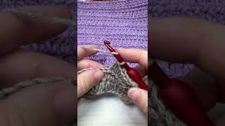 Give the Extended half double crochet stitch a try! #crochet #crochetstitches