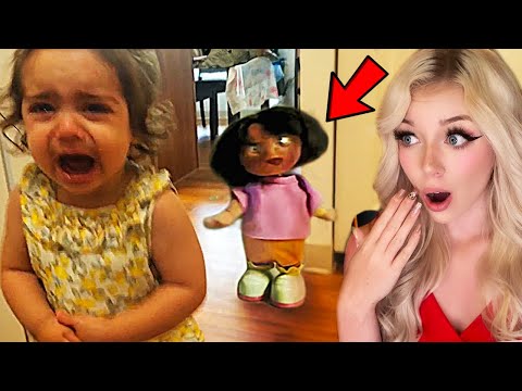 SCARIEST Haunted Dolls & Toys Caught MOVING on Camera....