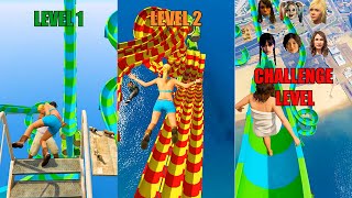 Tracey Water Slide Level 1, Level 2 & Challenge Level