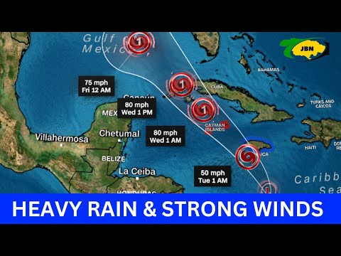 Tropical storm conditions expected to affect Jamaica within 24 hours/JBNN