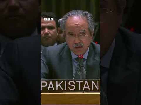 Pakistani & Israeli reps argue in UN Security Council - BBC URDU