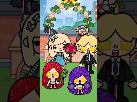 sisters??‍❤️‍??with magic hair?✨ but...? part 2 #tocaboca #shorts