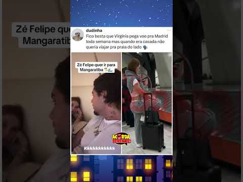 Fãs resgatam vídeo de Virgínia Fonseca não querendo viajar com Zé Felipe e compara com ela solteira.