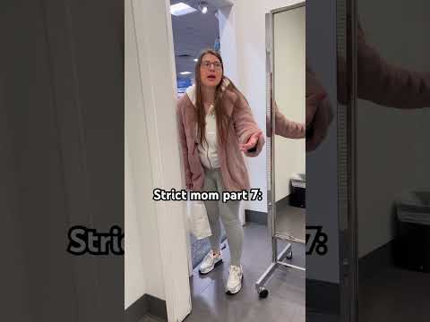 Daughter is being sneaky in the fitting room. #shorts