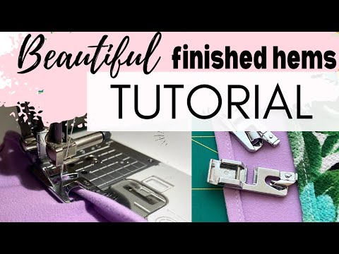 HOW TO FINISH RAW EDGES OF FABRICS, KNIT FABRIC, WOVEN...