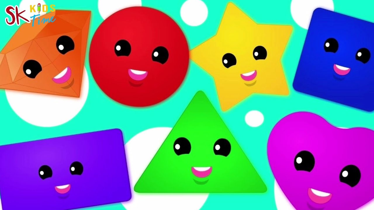 Names Of Shapes For Kids 3D Shapes Geometric Shapes Shapes Songs