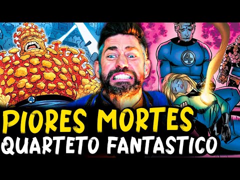 7 MORTES MAIS BRUTAIS DO QUARTETO FANTÁSTICO